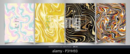 Modern brochure of gradient red template vector. Illustration vector eps10 Stock Vector