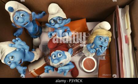 Original Film Title: THE SMURFS.  English Title: THE SMURFS.  Film Director: RAJA GOSNELL.  Year: 2011. Credit: COLUMBIA PICTURES / Album Stock Photo