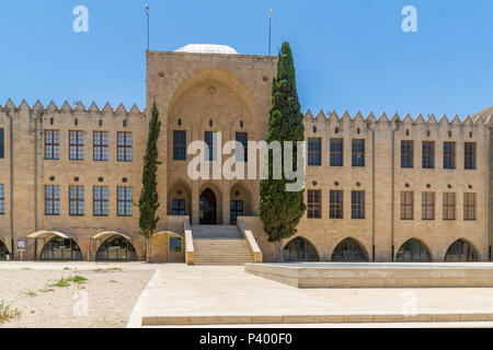 HAIFA, ISRAEL - JUNE 09, 2018: The historic Technion building (now a national science museum), in Hadar HaCarmel neighborhood, Haifa, Israel Stock Photo