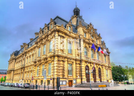 Town hall of Tourcoing, a city near Lille in Northern France Stock Photo