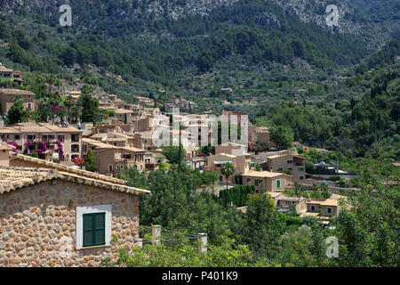 Fornalutx Village, Mallorca, Balearic Islands, Spain, Europe Stock Photo