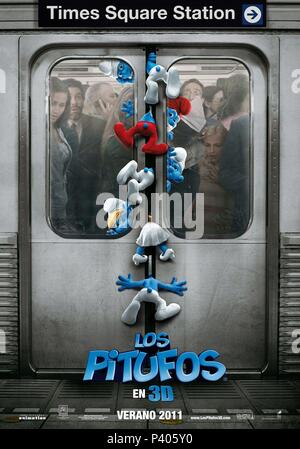 Original Film Title: THE SMURFS.  English Title: THE SMURFS.  Film Director: RAJA GOSNELL.  Year: 2011. Credit: COLUMBIA PICTURES / Album Stock Photo