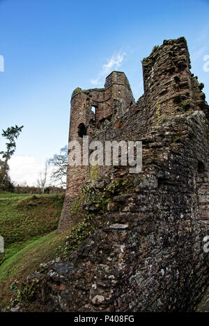 Pictured are the substantial remains of thirteenth-century castle of ...