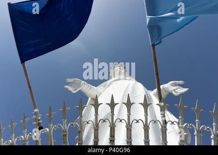 Statue of Virgin Mary in Harissa Stock Photo