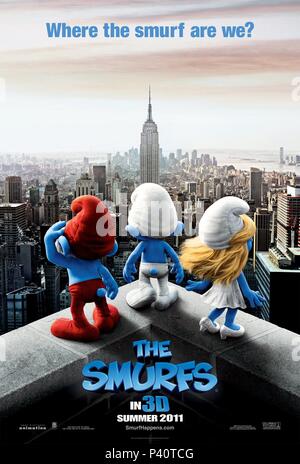 Original Film Title: THE SMURFS.  English Title: THE SMURFS.  Film Director: RAJA GOSNELL.  Year: 2011. Credit: COLUMBIA PICTURES / Album Stock Photo