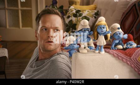 Original Film Title: THE SMURFS.  English Title: THE SMURFS.  Film Director: RAJA GOSNELL.  Year: 2011.  Stars: NEIL PATRICK HARRIS. Credit: COLUMBIA PICTURES / Album Stock Photo