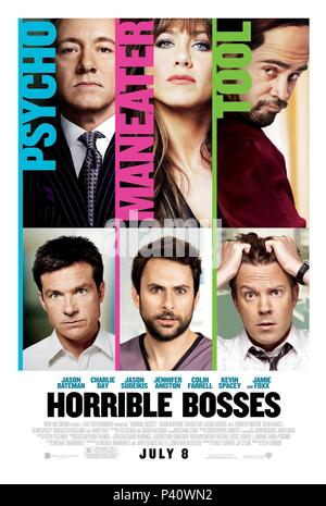 Original Film Title: HORRIBLE BOSSES.  English Title: HORRIBLE BOSSES.  Film Director: SETH GORDON.  Year: 2011. Credit: NEW LINE CINEMA / Album Stock Photo