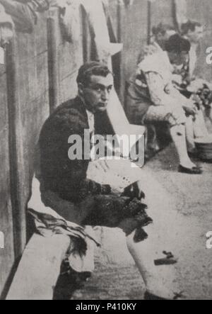 Portrait of Spanish matador José Gómez Ortega known as Joselito (1895-1920). Stock Photo