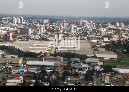 Vista aérea da cidade de São José dos Pinhais na região metropolitana de Curitiba/PR./ 24/05/2017. Stock Photo
