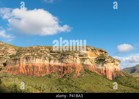 The Mushroom Rock at Golden Gate in the Free State Province of South Africa Stock Photo