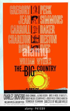 Original Film Title: THE BIG COUNTRY.  English Title: THE BIG COUNTRY.  Film Director: WILLIAM WYLER.  Year: 1958. Credit: UNITED ARTISTS / Album Stock Photo