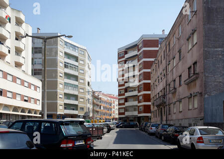 Caldas da Rainha, Portugal, residential area in Caldas da Rainha Stock Photo