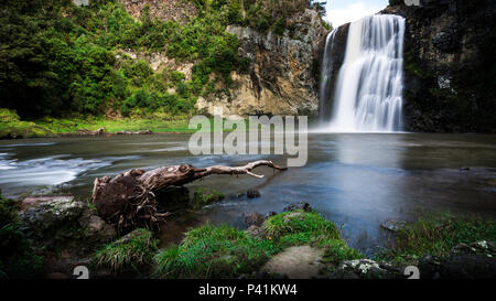 Huna Waterfall South Auckland New Zealand Stock Photo