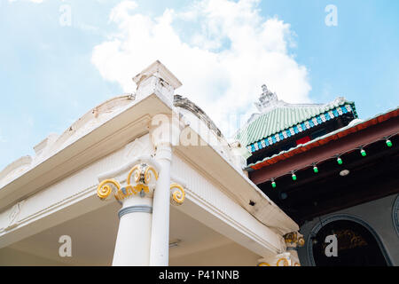 Masjid Kampung Kling, Religious building in Malacca, Malaysia Stock Photo