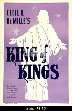 Original Film Title: THE KING OF KINGS.  English Title: THE KING OF KINGS.  Film Director: CECIL B DEMILLE.  Year: 1927. Credit: PATHE / Album Stock Photo