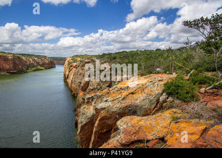 Mirante do Talhado - Delmiro Gouveia AL Rio Rio São Francisco Canion do Rio São Francisco Mirante do Talhado Caaatinga Sertão de alagoas Alagoas Delmira Gouveia Nordeste Brasil Stock Photo