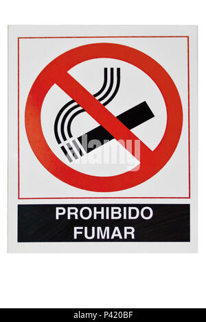 Cartel Prohibido Fumar 🚭