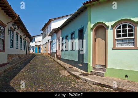 Sao Joao Del Rei, Minas Gerais, Brazil - January 25, 2020: Typical Street  At Historical Center, Known As The Crooked Houses Street (Rua Das Casas  Tortas). Stock Photo, Picture and Royalty Free Image. Image 148827383.