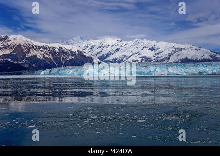 Hubbard Glacier, Disenchantment Bay, Alaska, USA, Sunday, May 20, 2018. Stock Photo