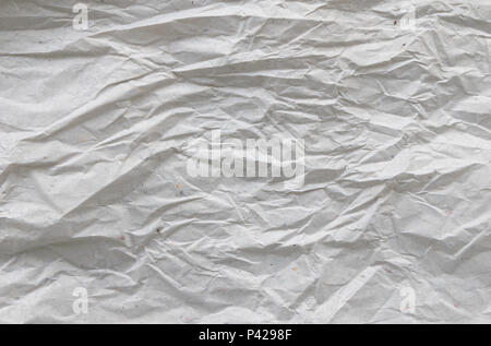 Crumpled paper texture and crushed grunge paper background Stock Photo