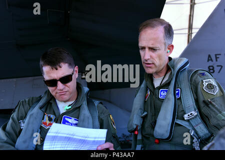 Col. Brian Afflerbaugh, 4th Operations Group commander, makes final ...