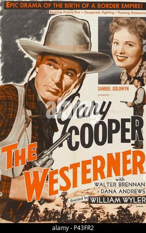 Original Film Title: THE WESTERNER.  English Title: THE WESTERNER.  Film Director: WILLIAM WYLER.  Year: 1940. Credit: UNITED ARTISTS/SAMUEL GOLDWYN / Album Stock Photo