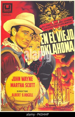 Original Film Title: IN OLD OKLAHOMA.  English Title: WAR OF THE WILDCATS.  Film Director: ALBERT S. ROGELL.  Year: 1943. Credit: REPUBLIC PICTURES / Album Stock Photo