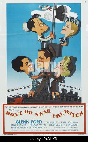 Original Film Title: DON'T GO NEAR THE WATER.  English Title: DON'T GO NEAR THE WATER.  Film Director: CHARLES WALTERS.  Year: 1957. Credit: M.G.M. / Album Stock Photo