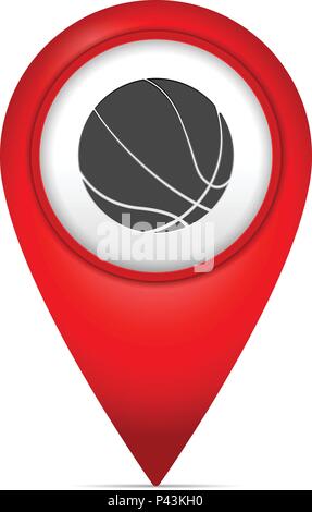 Marker of Basketball sport design Stock Vector Image & Art - Alamy