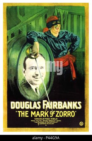 Original Film Title: THE MARK OF ZORRO.  English Title: THE MARK OF ZORRO.  Film Director: FRED NIBLO.  Year: 1920. Credit: UNITED ARTISTS / Album Stock Photo