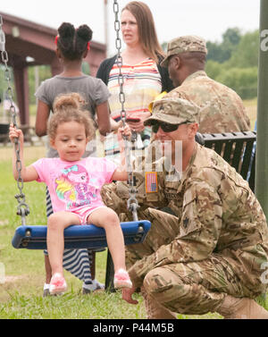 The 777th Aviation Support Battalion staff and company command teams ...