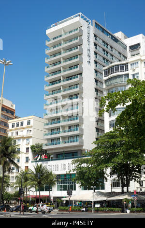 Fachada do Hotel Pestana na Praia de Copacabana. RIO DE JANEIRO/RJ ...
