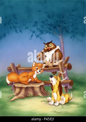 Original Film Title: THE FOX AND THE HOUND.  English Title: THE FOX AND THE HOUND.  Film Director: RICHARD RICH; BARRY BERMAN; ART STEVENS.  Year: 1981. Credit: WALT DISNEY PRODUCTIONS / Album Stock Photo