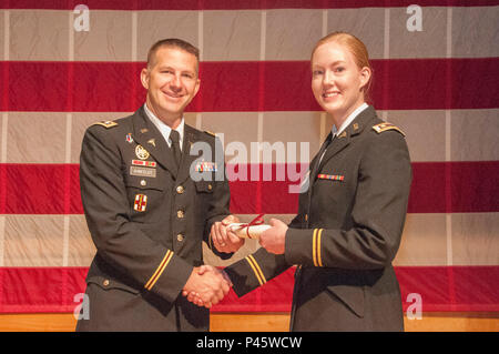 Maj. Joanna R. Crossett right a native of Champaign Illinois