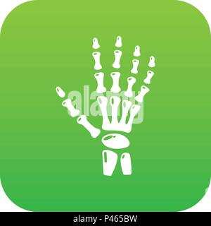 Inflammation of hand icon, simple style. Stock Vector