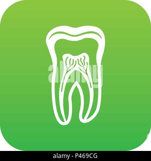 Tooth structure icon, simple black style Stock Vector Image & Art - Alamy