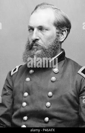 James Abram Garfield (1831 – 1881) 20th President of the United States, serving from March 4, 1881, until his assassination later that year Stock Photo