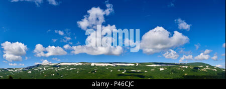 Panorama of the Lago Naki plateau, North Caucasus, Russia Stock Photo