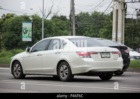 CHIANG MAI, THAILAND - JUNE 17 2018:  Private car Honda accord. On road no.1001 8 km from Chiangmai Business Area. Stock Photo