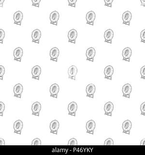 Memorial wreath pattern vector seamless Stock Vector