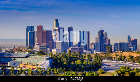 Los Angeles skyline, California, USA. Stock Photo