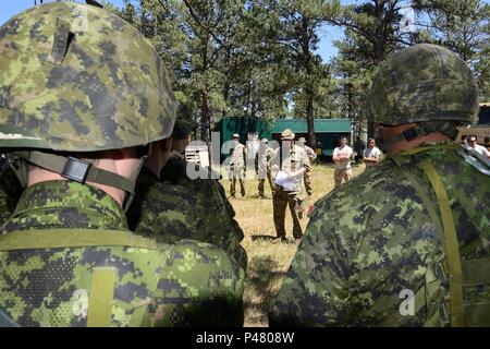 Canadian Army 41 Brigade Group leaders meet with 41 Signals Regiment ...