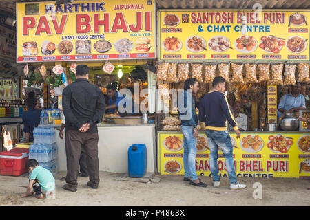 street food, Juju beach, Mumbai, India Stock Photo