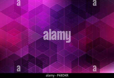 Vector Abstract science Background. Hexagon geometric design. EPS 10 Stock Vector