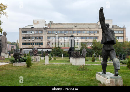 Sofia, Bulgaria, exhibition site for socialist monuments Stock Photo