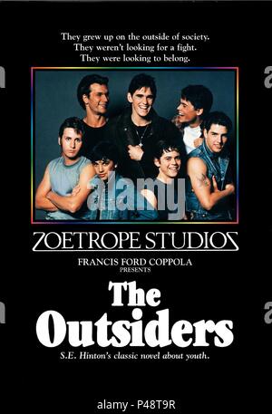 Original Film Title: THE OUTSIDERS.  English Title: THE OUTSIDERS.  Film Director: FRANCIS FORD COPPOLA.  Year: 1983. Credit: WARNER BROTHERS / Album Stock Photo