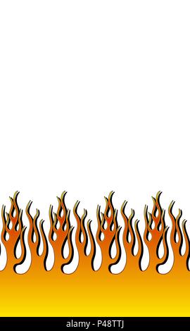 Fire Flame Illustration Stock Vector