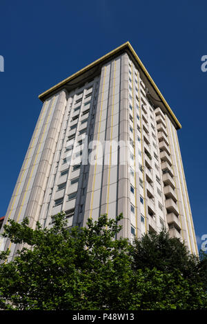 High rise council flats with cladding in Camden, London, England Stock Photo