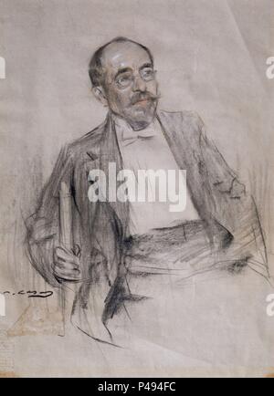 RAMON CASAS (1866-1932) - PINTOR CATALAN. Location: BIBLIOTECA  NACIONAL-COLECCION, MADRID, SPAIN Stock Photo - Alamy