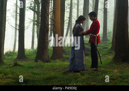 Original Film Title: FAR FROM THE MADDING CROWD.  English Title: FAR FROM THE MADDING CROWD.  Film Director: THOMAS VINTERBERG.  Year: 2015.  Stars: CAREY MULLIGAN; TOM STURRIDGE. Credit: DNA FILMS / Album Stock Photo